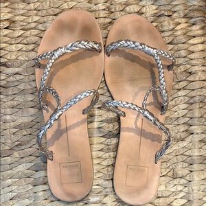 Dolce Vita Rose Gold Braided Sandals